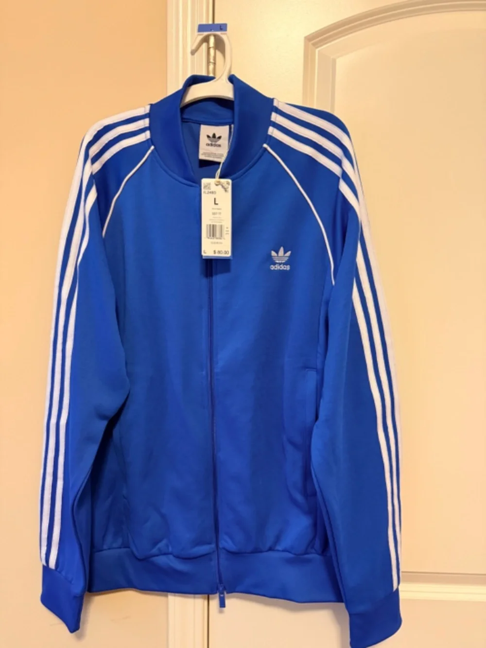 Adidas track jacket, Men size L